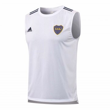 2021-22 Boca Juniors White Football Singlet Shirt Men's