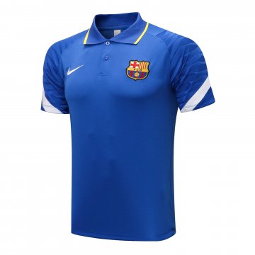 Barcelona 2021-22 Blue II Soccer Polo Jerseys Men's