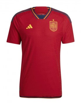 Spain 2022 Home Soccer Jerseys Men's