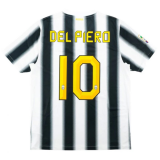 #Retro Del Piero #10 Juventus 2011/2012 Home Soccer Jerseys Men's