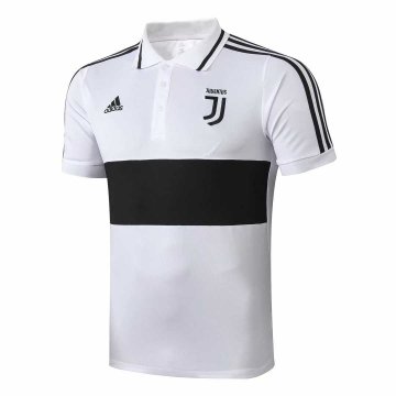 2019-20 Juventus White&Black Men's Football Polo Shirt