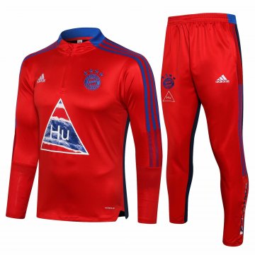 Bayern Munich x Human Race 2021-22 Red Soccer Training Suit Men's