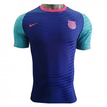 2021-22 Barcelona Pre-Match Blue Football Jersey Shirts Men's Match [20210614096]