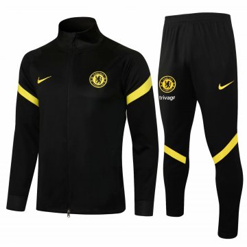 Chelsea 2021-22 Black II Football Training Suit (Jacket + Pants) Men's