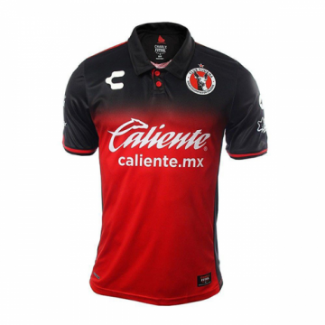 2017-18 Club Tijuana Home Red&Black Football Jersey Shirts