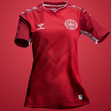 2019-20 Denmark Home Women's Football Jersey Shirts [24212347]