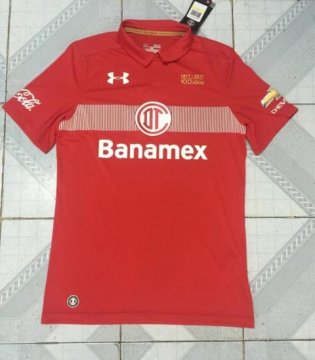 Toluca Home Red Football Jersey Shirts 2016-17