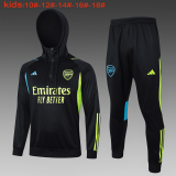 #Hoodie Arsenal 2023-24 Black Soccer Sweatshirt + Pants Kid's