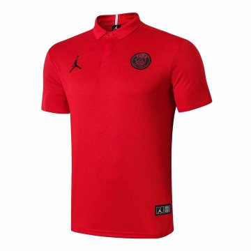2019-20 PSG x Jordan Red Men's Football Polo Shirt