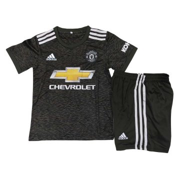 2020-21 Manchester United Away Kids Football Kit(Shirt+Shorts) [37912752]