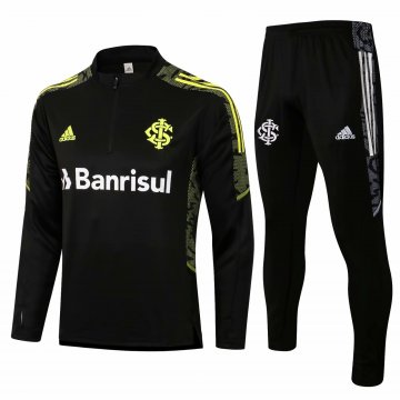 2021-22 S. C. Internacional Black Football Training Suit Men's