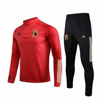 2019-20 Belgium Red Men's Football Training Suit(Sweater + Pants)