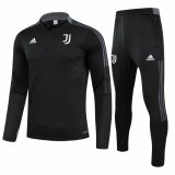 Juventus 2021-22 Black Soccer Training Suit Men's