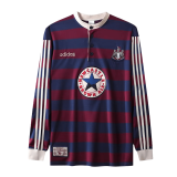 #Long Sleeve Newcastle United Retro Away Soccer Jerseys Men's 1995/96