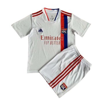 2021-22 Olympique Lyonnais Home Football Jersey Shirts + Short Kid's
