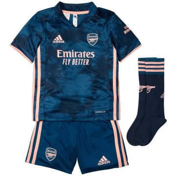 2020-21 Arsenal Third Navy Kids Football Kit(Shirt+Short+Socks) [612956]