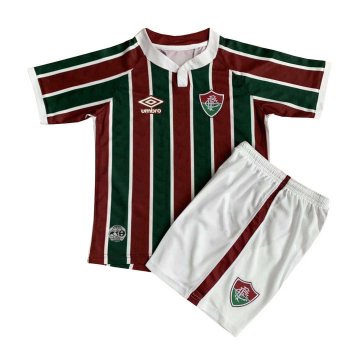 2020-21 Fluminense Home Kids Football Kit(Shirt+Shorts)