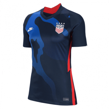 2020 USA Away Navy Women Football Jersey Shirts
