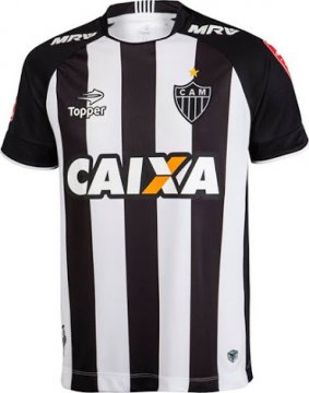 2017-18 Atletico Mineiro home black white Football Jersey Shirts