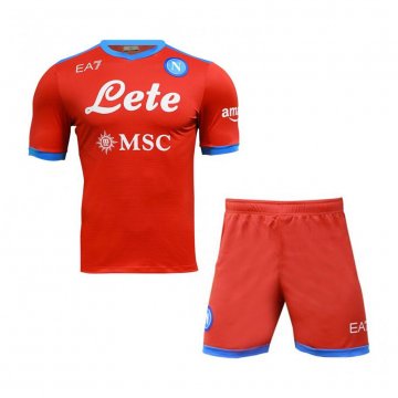Napoli 2021-22 Third Kid's Soccer Jerseys + Short
