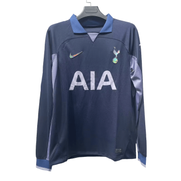 #Long Sleeve Tottenham Hotspur 2023-24 Away Soccer Jerseys Men's