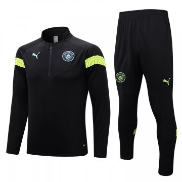 Manchester City 2022-23 Black Soccer Training Suit Men's