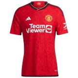 #Player Version Manchester United 2023-24 Home Soccer Jerseys Men's
