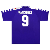 #Retro BATISTUTA #9 Fiorentina 1998/99 Home Soccer Jerseys Men's