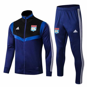 2019-20 Olympique Lyonnais Blue Men's Football Training Suit(Jacket + Pants) [47012038]