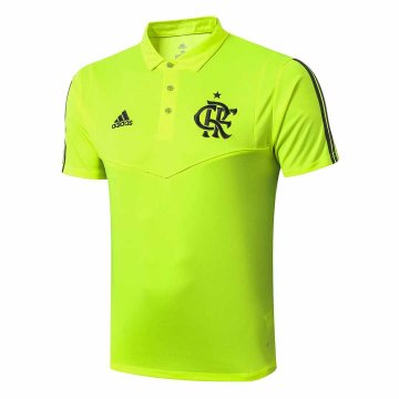 2019-20 Flamengo Yellow Men's Football Polo Shirt [39112186]