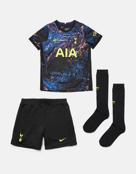 Tottenham Hotspur 2021-22 Away Kid's Soccer Jersey+Short+Socks