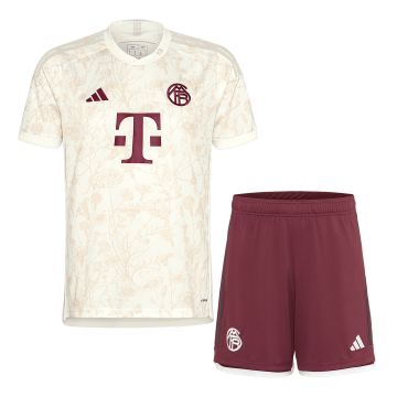 Bayern Munich 2023-24 Third Away Soccer Jerseys + Short Kid's