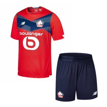 2020-21 Lille Olympique Home Kids Football Kit(Shirt+Shorts)