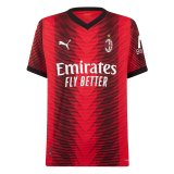 #Player Version AC Milan 2023-24 Home Soccer Jerseys Men's