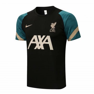 Liverpool 2021-22 Black GB Short Soccer Training Jerseys Men's