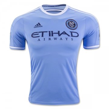 New York City Home Blue Football Jersey Shirts 2016-17 [2017582]