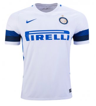 Inter Milan Away White Football Jersey Shirts 2016-17