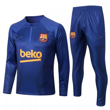 Barcelona 2022-23 Blue 3D Soccer Training Suit Men's