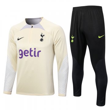 Tottenham Hotspur 2022-23 Cream Soccer Training Suit Men's