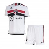 Sao Paulo FC 2023-24 Home Soccer Jerseys + Short Kid's