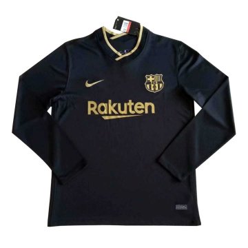 2020-21 Barcelona Away Men LS Football Jersey Shirts