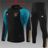 Germany 2024 Black Soccer Training Suit Kid's