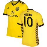 2017 Columbus Crew Home Yellow Football Jersey Shirts Higuain #10