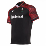 2020-21 Wales Rugby 7ers Away Black Football Jersey Shirts Men