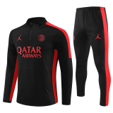 PSG x Jordan 2023-24 Black Soccer Training Suit Men's