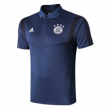 2019-20 Bayern Munich Royal Blue Men's Football Polo Shirt