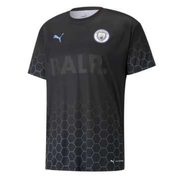 2020-21 Manchester City X BALR Signature Black Football Jersey Shirts Men