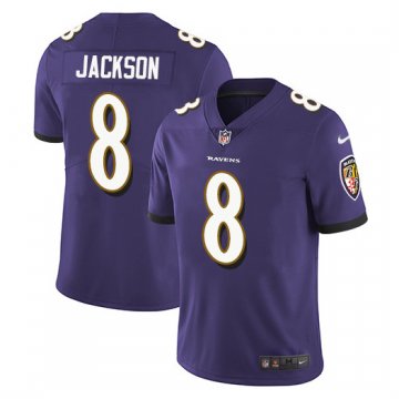 2021 Baltimore Ravens Lamar Jackson Purple NFL Jersey Men's