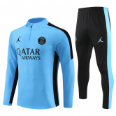 PSG x Jordan 2023-24 Blue Soccer Training Suit Men's