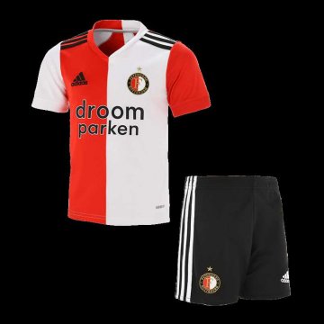 2020-21 Feyenoord Rotterdam Home Kids Football Kit(Shirt+Shorts)